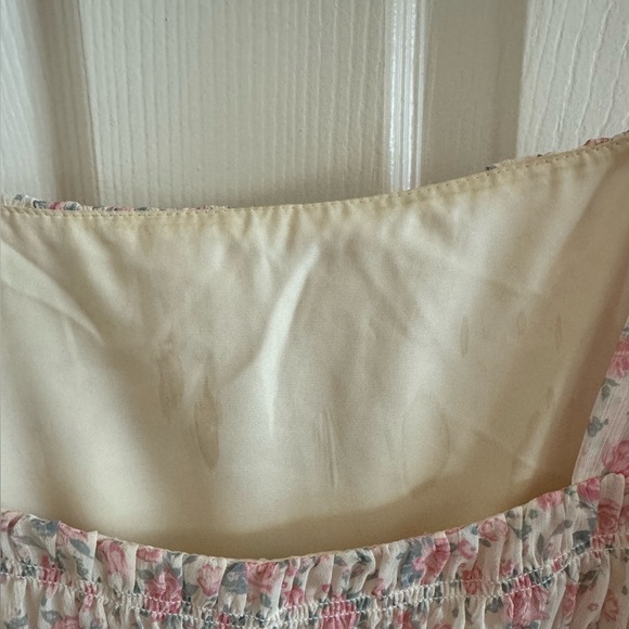 Tularosa Gloria Dress in Ivory Rose Blooms - Picture 5 of 5